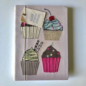 NWT handstiched cupcake journal